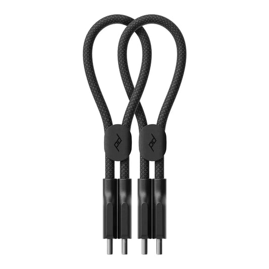 UltraStrand Cable | 60W 480Mbps | 15cm | 2pack | Black