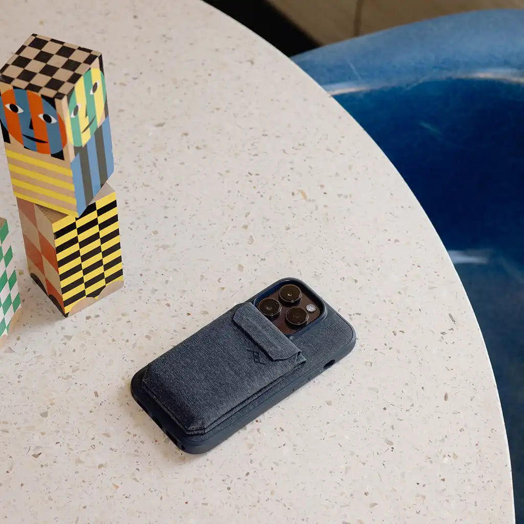 Mobile Wallet | Stand Wallet | Redwood | Fabric