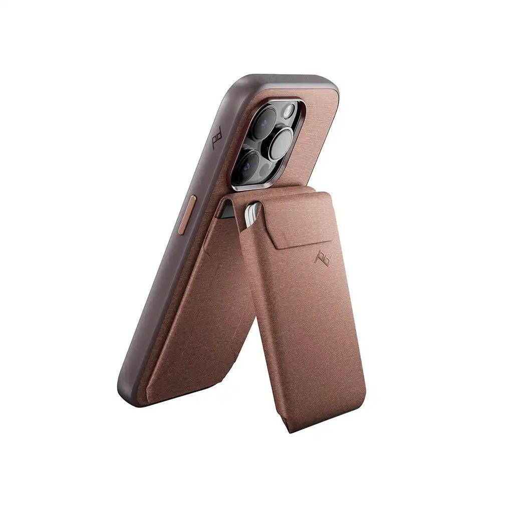 Mobile Wallet | Stand Wallet | Redwood | Fabric