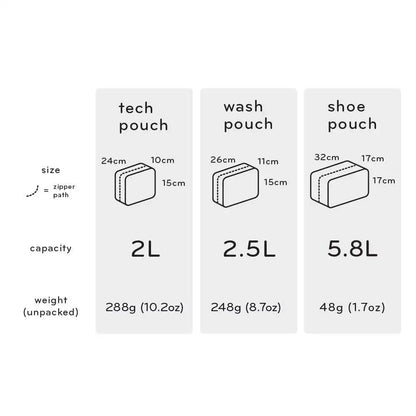 Shoe Pouch | Charcoal
