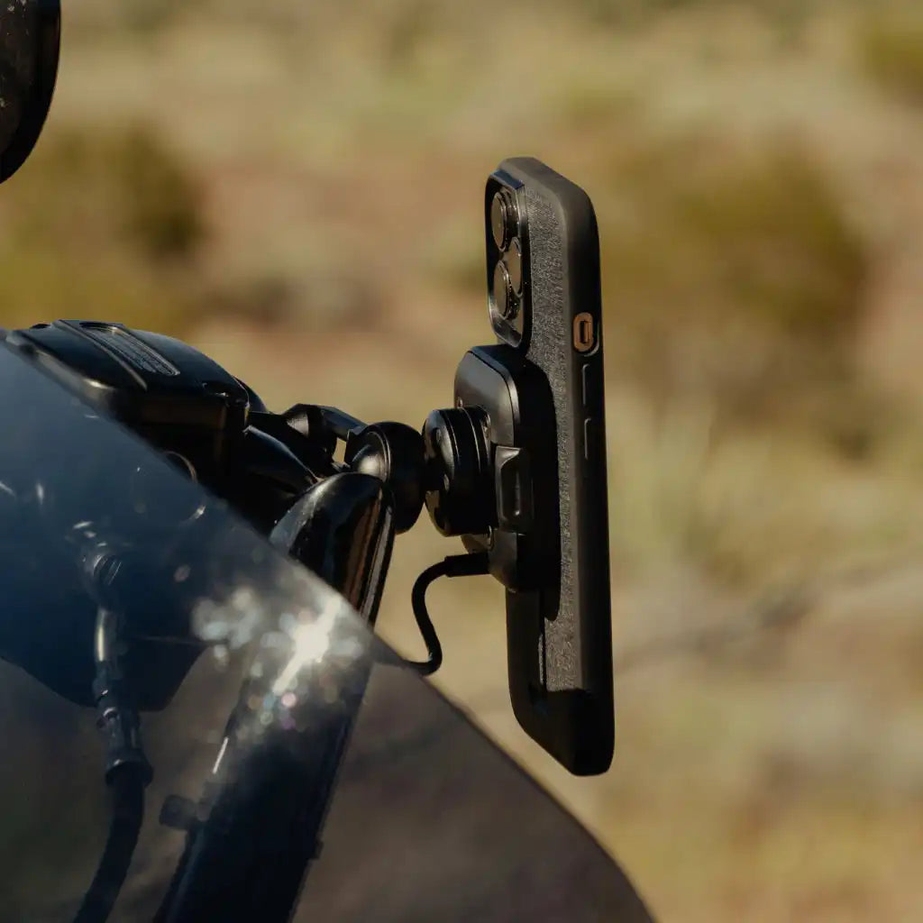 Motorcycle Brake/Clutch Mount | Charging | Locking