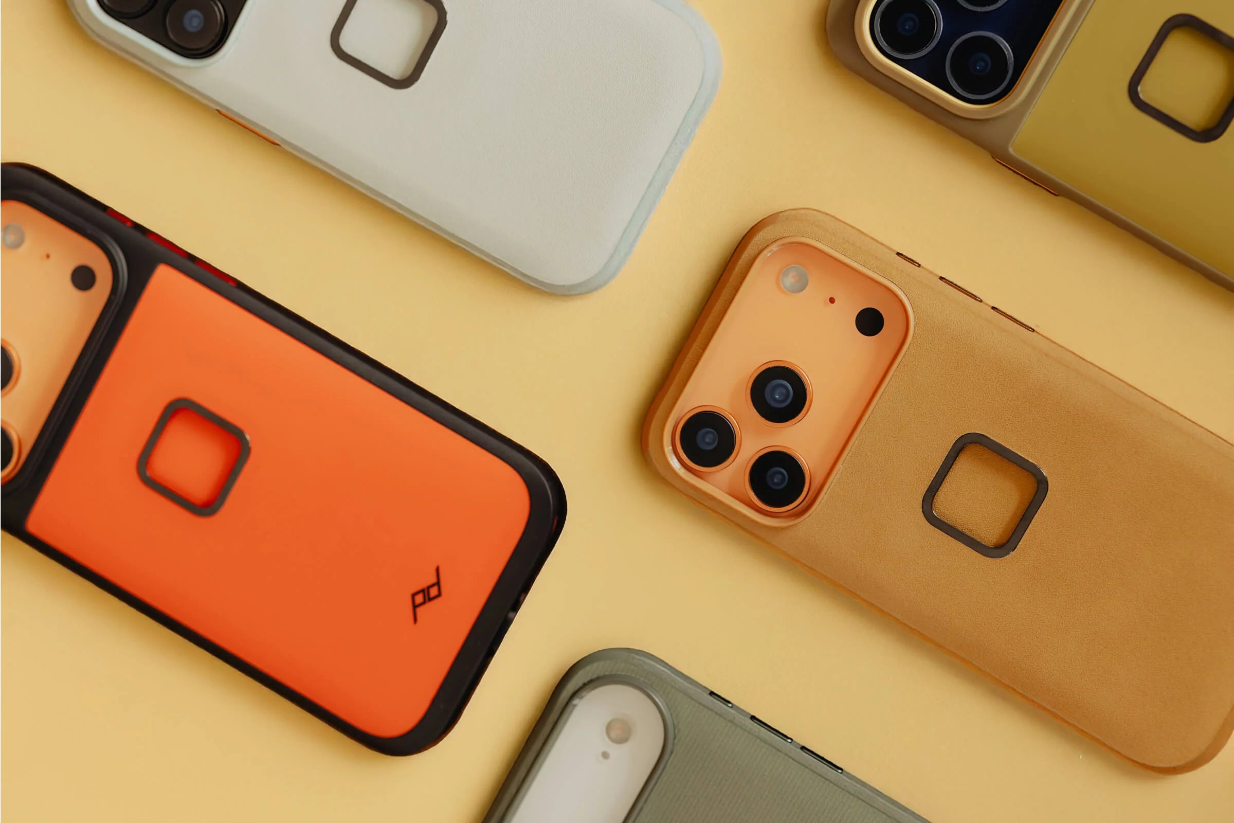 Array of Everyday and Gnar Phone Case colors