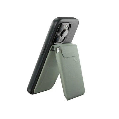 Mobile Wallet | Stand Wallet | Sage | Nylon