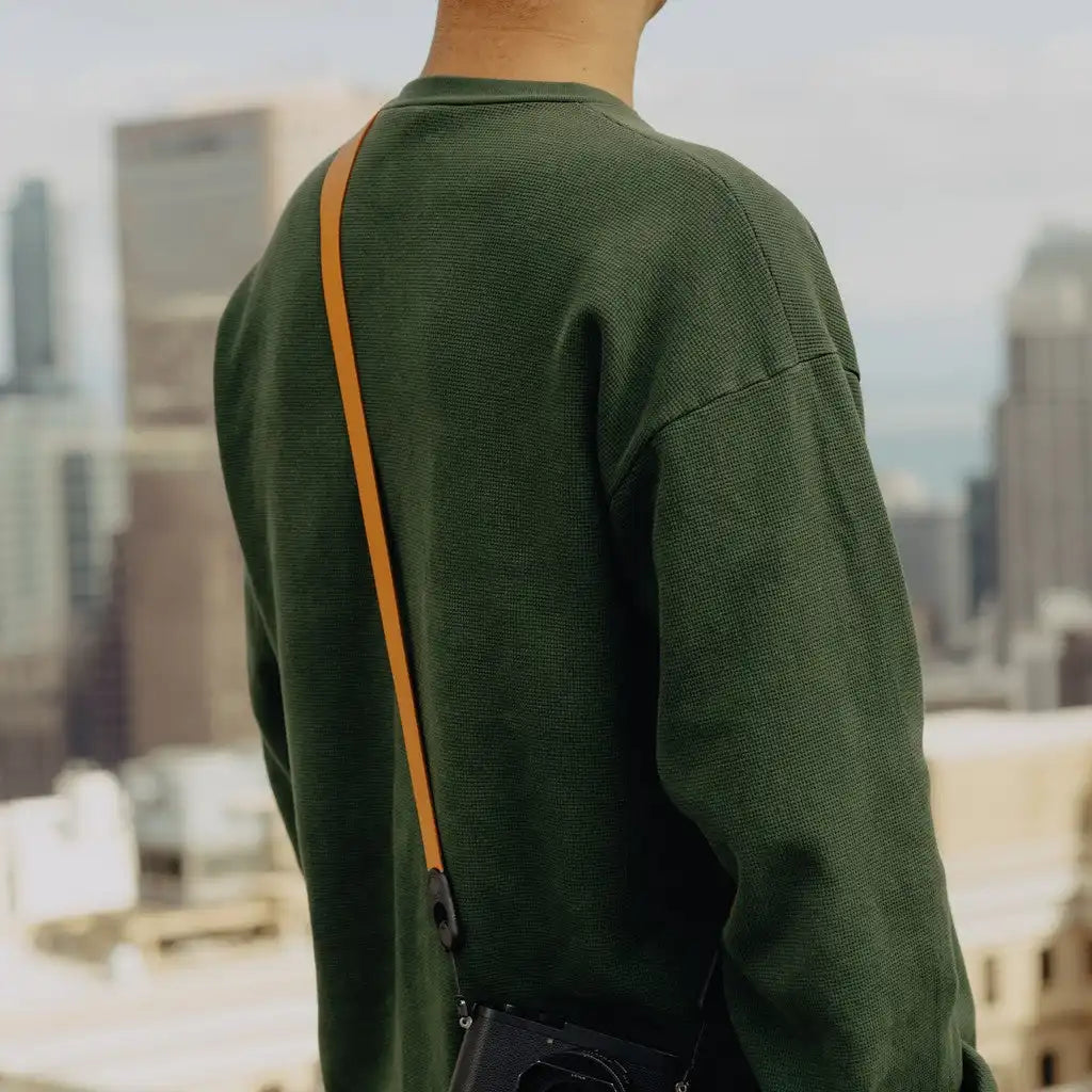 Form Leather Strap | Long | Amber