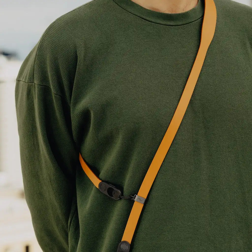 Form Leather Strap | Long | Amber