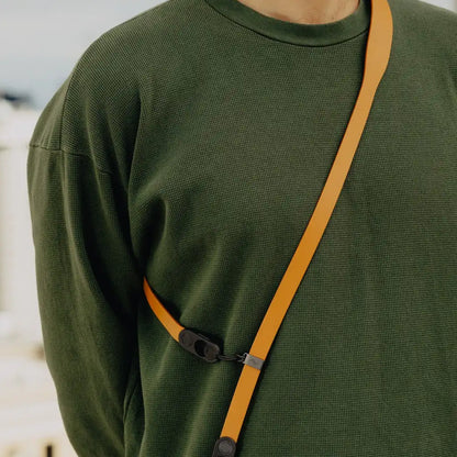 Form Leather Strap | Long | Amber