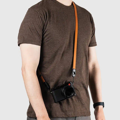 Form Leather Strap | Long | Amber